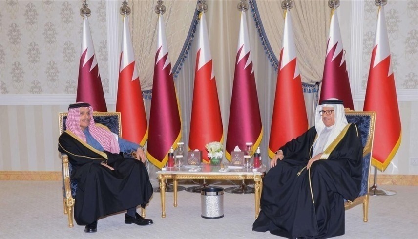 وزيرا خارجية البحرين وقطر (أرشيف)