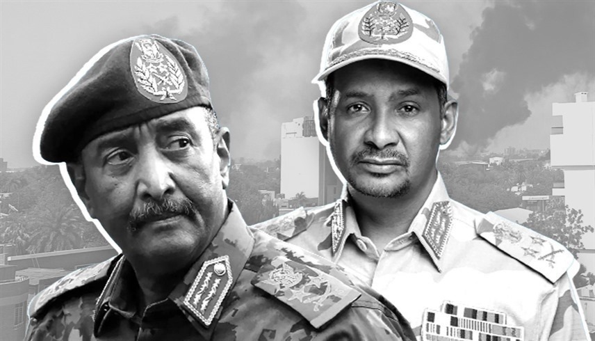 قائد الجيش السوداني عبدالفتاح البرهان ونائب رئيس مجلس السيادة السوداني محمد حمدان دقلو (24)