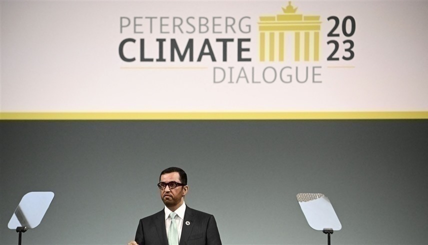 رئيس مؤتمر المناخ كوب 28.(أف ب)