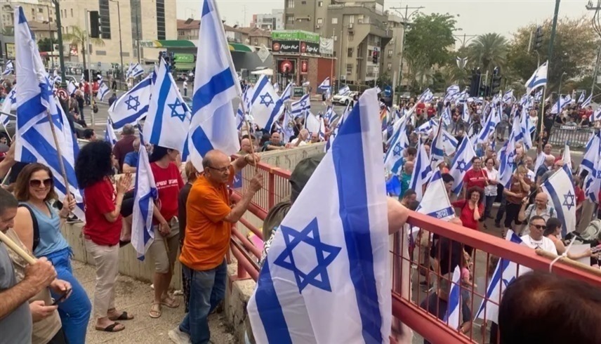 الاحتجاجات على التعديلات القضائية في إسرائيل. (معاريف)
