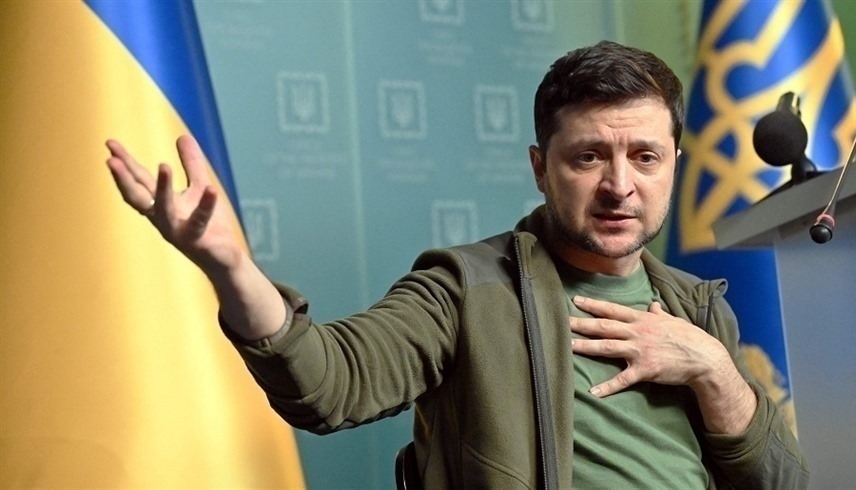 الرئيس الأوكراني فولوديمير زيلينسكي (أرشيف)
