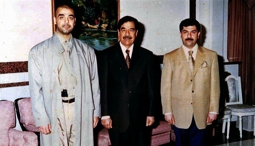 قصي وعدي نجلا الرئيس العراقي الراحل صدام حسين (أرشيف)