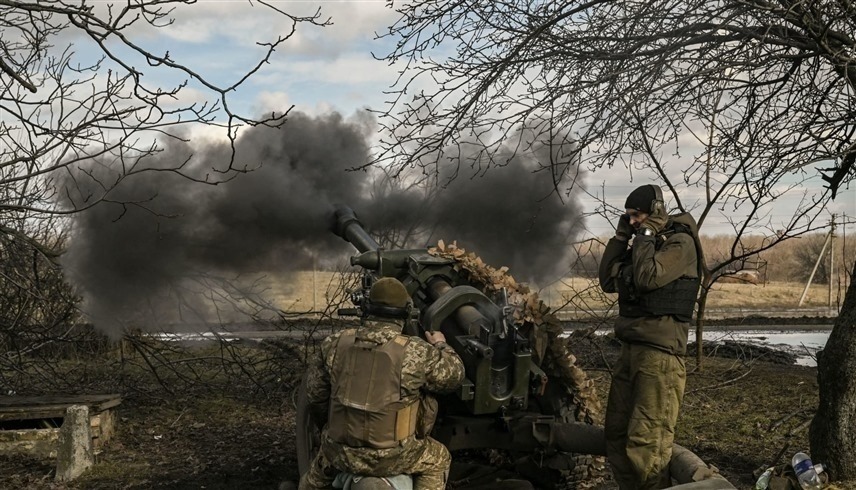 جنديان أوكرانيان قرب باخموت (أرشيف)