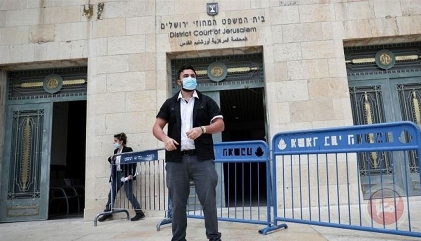شرطي أمام محكمة إسرائيلية (أرشيف)