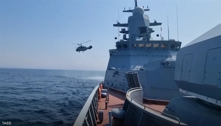 سفينة حربية روسية (تاس)