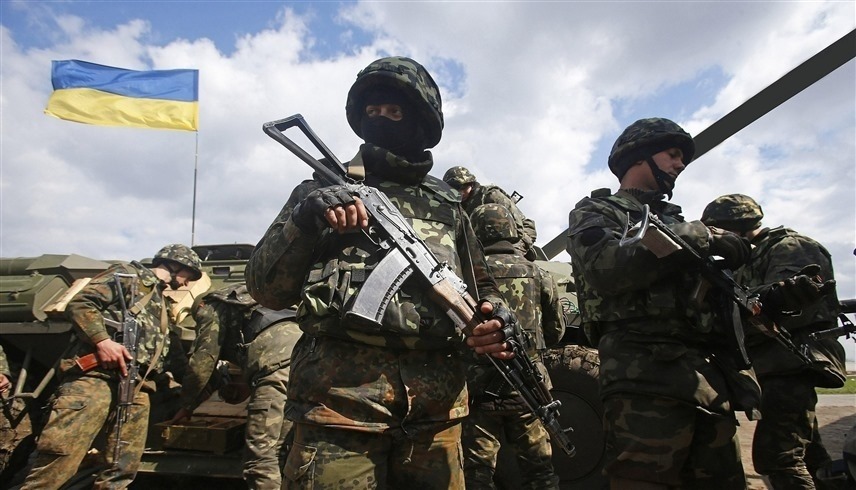 جنود أوكرانيون في شرق أوكرانيا (أرشيف)