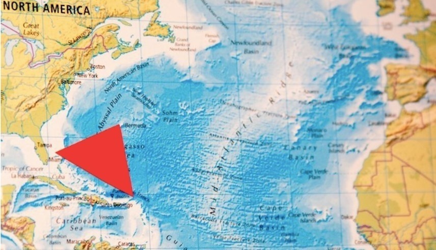 مثلث برمودا هو جزء مثلث من المحيط الأطلسي بين ميامي وبرمودا وبورتوريكو (ديلي ستار)