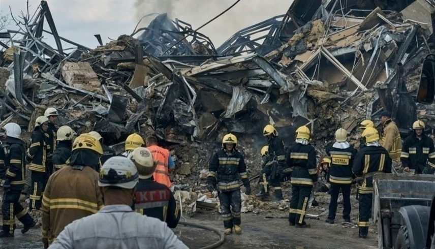 آثار القصف الروسي على مدينة أوديسا (تويتر)