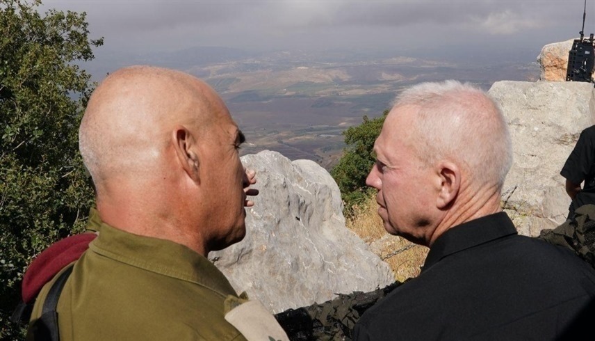 جولة وزير الدفاع الإسرائيلي على الحدود اللبنانية (وزارة الدفاع الإسرائيلية)
