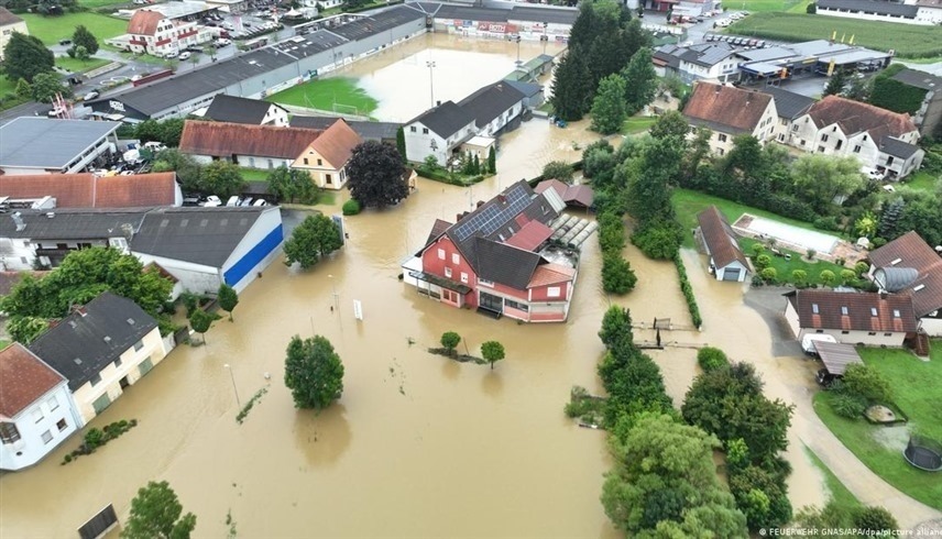 فيضانات في النمسا (تويتر)