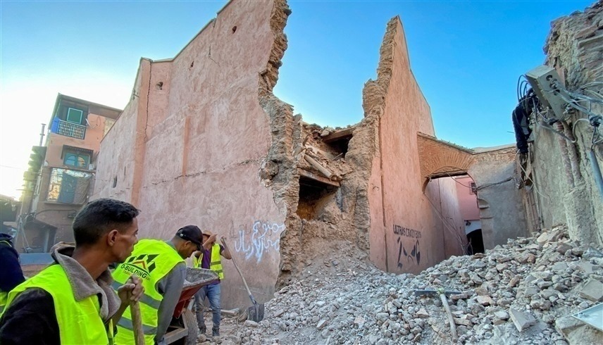 الدمار بعد زلزال الحوز في المغرب (رويترز)
