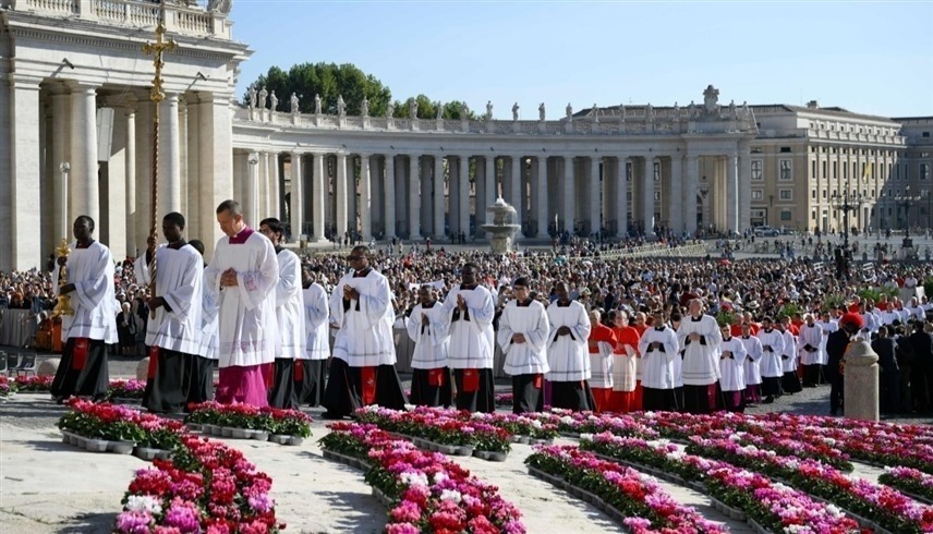 مراسم تعيين بابا الفاتيكان لـ21 كاردينالاً جديداً (أ.ف.ب)