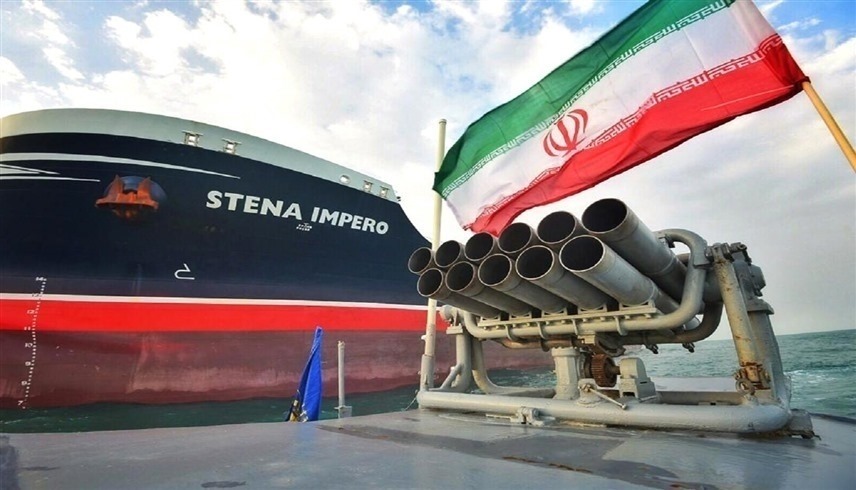 ناقلة النفط اليونانية المحتجزة في ميناء بندر عباس (إعلام إيراني)