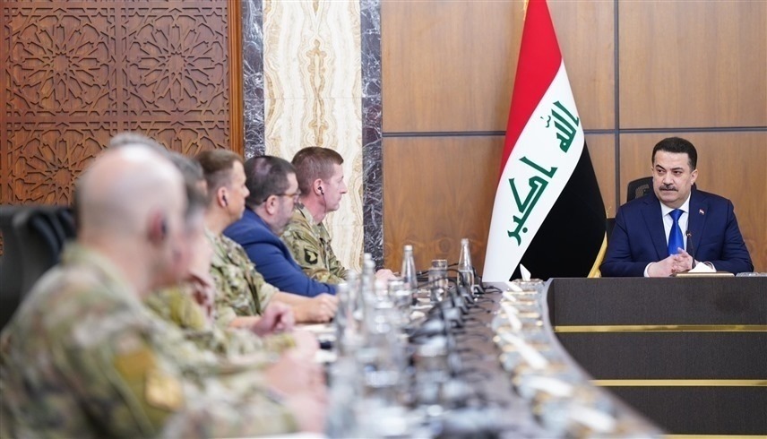 رئيس الوزراء العراقي وقادة في التحالف الدولي (إكس) 