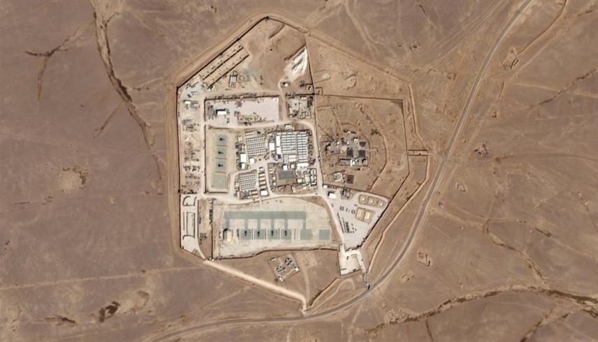 قاعدة البرج 22 الأمريكية في الأردن (أقمار صناعية)