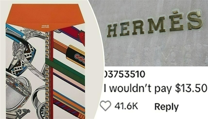 هيرميس تثير الجدل ببيع ظرف ورقي بقيمة 125 دولاراً