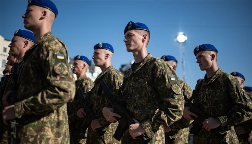 مجندون في الجيش الأوكراني (أ ف ب)