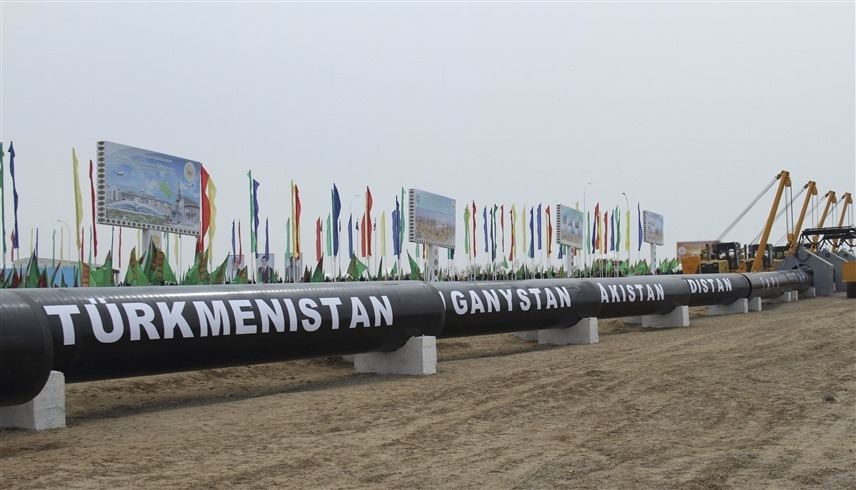 خط لنقل الغاز من تاركمانستان إلى إيران (رويترز)