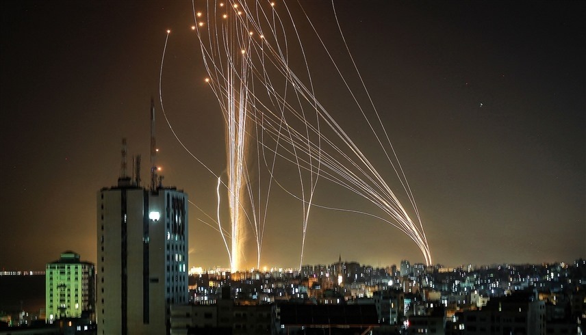 قصف صاروخي على إسرائيل (أرشيف)