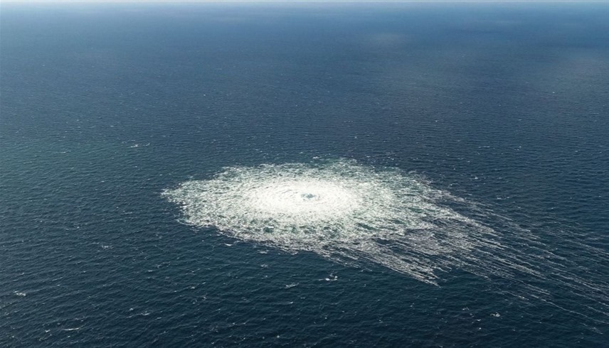 حادثة تخريب خطي أنابيب نورد ستريم في بحر البلطيق (رويترز)