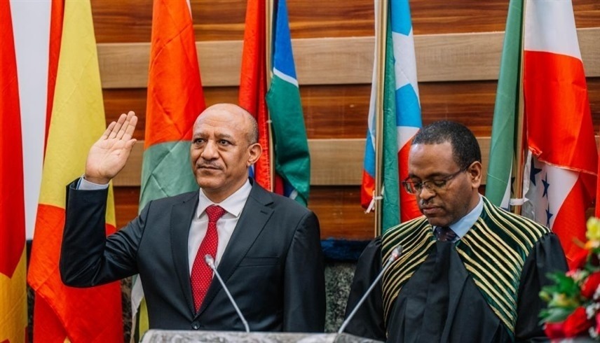 خلال أداء اليمين الدستورية لنائب رئيس الوزراء الإثيوبي (إكس)