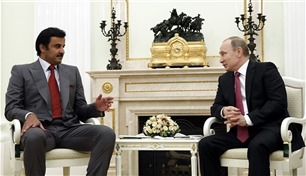 أمير قطر يؤكد دعمه للقيادة الروسية  