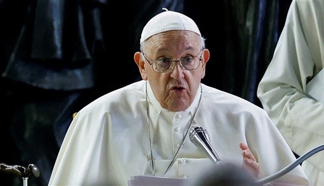 البابا فرنسيس يدعو لوقف الحرب في غزة
