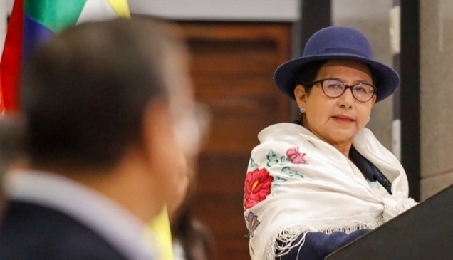 وزيرة خارجية بوليفيا تعد بالدفاع عن القضية الفلسطينية