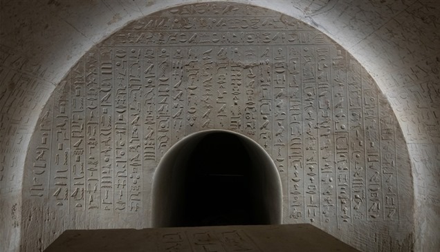 الكشف عن مقبرة الكاتب الملكي "جحوتي إم حات" بأبوصير