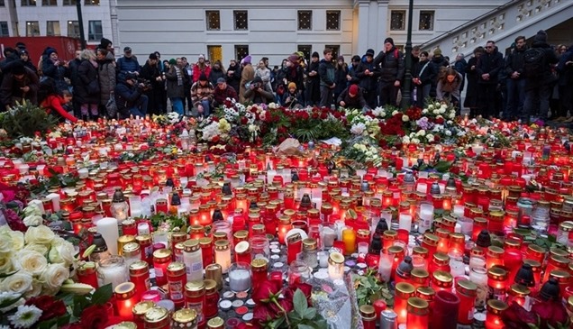 التشيك تعلن الحداد على ضحايا إطلاق النار في براغ