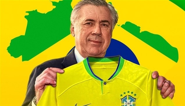 أنشيلوتي الهدف الأول لاتحاد الكرة البرازيلي 
