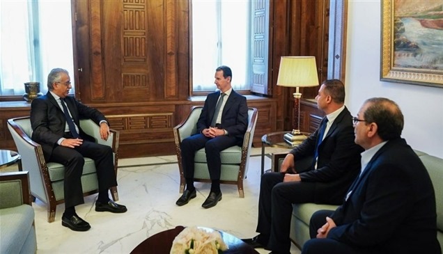 بشار الأسد يستقبل رئيس اتحاد الكرة الآسيوي