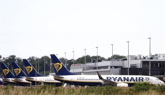 إضراب طياري "راين إير" يلغي 96 رحلة في بلجيكا 