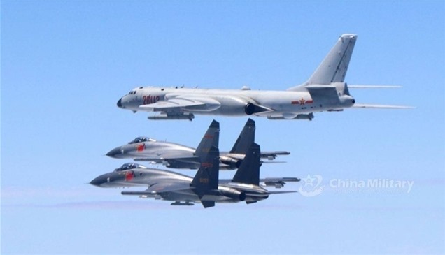 طائرات عسكرية صينية تخترق المجال الجوي في تايوان