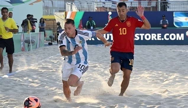 مونديال الشاطئية.. الأرجنتين تهزم إسبانيا بصعوبة