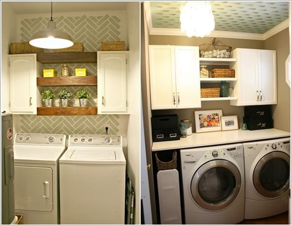 10 أفكار لتوفير مساحة في غرفة غسيل الملابس الصغيرة