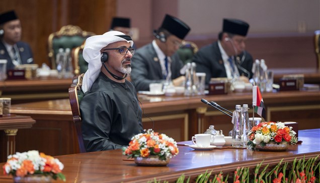 ولي عهد أبوظبي يترأس وفد الإمارات في أعمال قمة "بريكس" بالهند