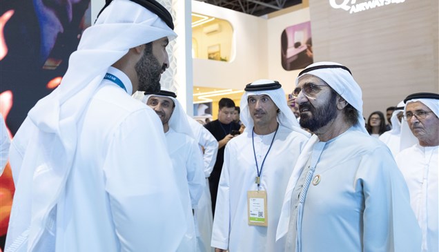 محمد بن راشد يزور "سوق السفر العربي" ويطّلع على أحدث الابتكارات والتوجهات
